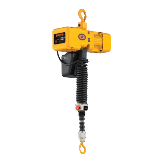 Harrington Hoists ER Series Owner's Manual Supplement