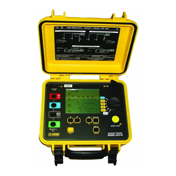 AEMC 6470-B User Manual