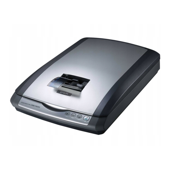 Epson Perfection 2580 User Manual