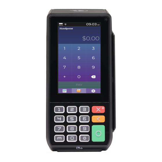 Handpoint SmartPOS PAX A80 User Manual