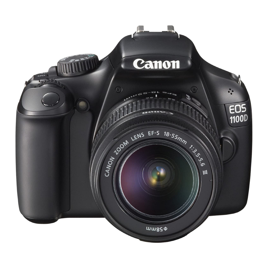 Canon EOS REBEL T3 EOS 1100D Manuals