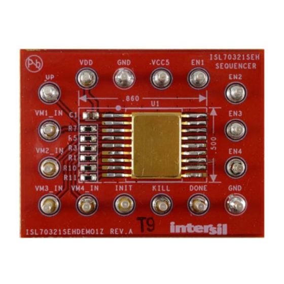 Intersil ISL70321SEHDEMO1Z User Manual