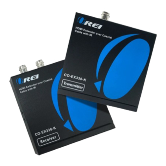 User Manuals: Orei CO-EX330-K HDMI Extender