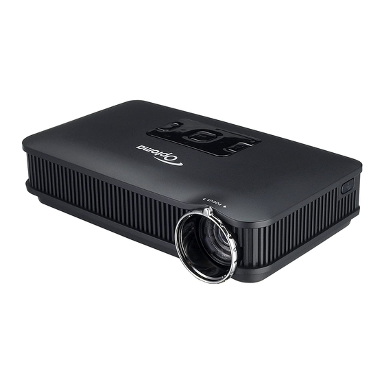 Optoma PK301 User Manual