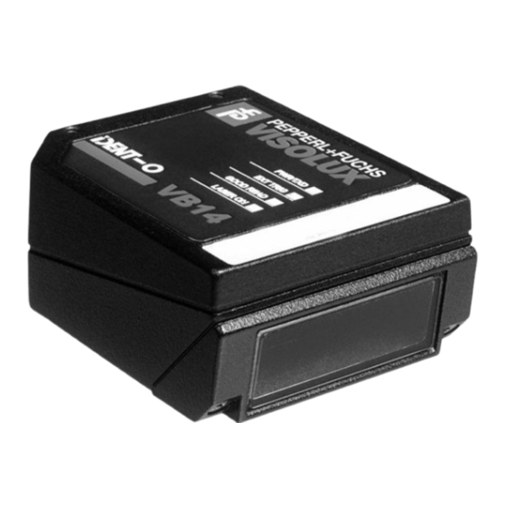 Pepperl+Fuchs VISOLUX VB14 Manual
