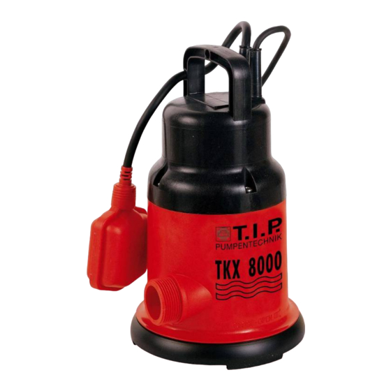 T.I.P. TKX 8000 Operating Instructions Manual