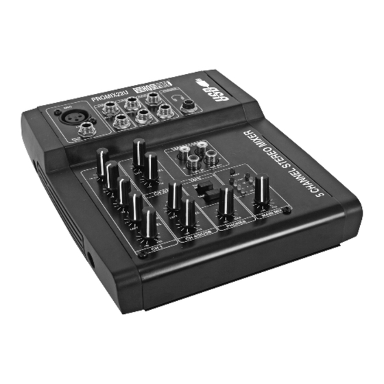 Velleman POWER PROMIX22U User Manual