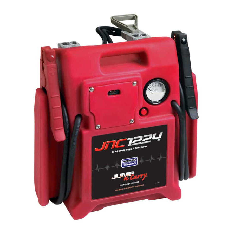 Jump-N-Carry JNC1224 - Jump Starter Manual
