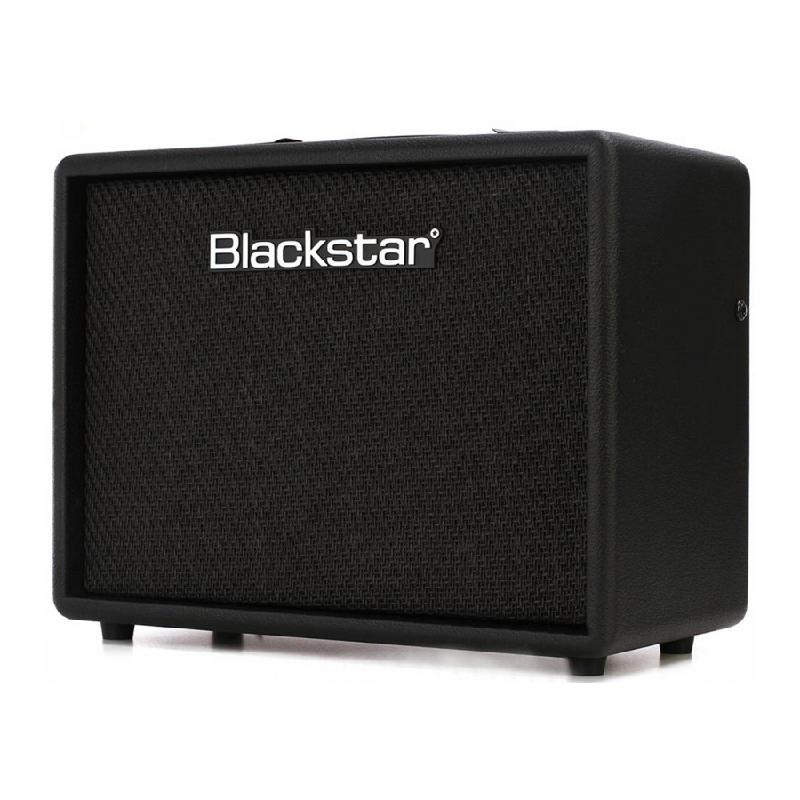 Blackstar LT-Echo 15 - Amplifier Manual
