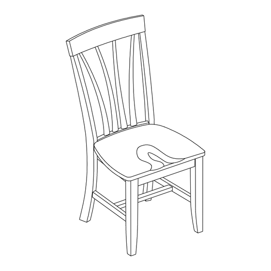 Unfinished Furniture of Wilmington SOMA FANBACK CHAIR CI-88 Assembly Instructions