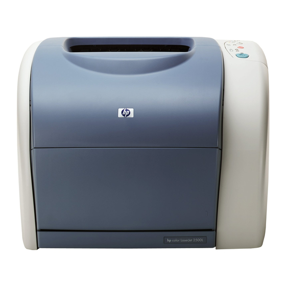 HP 2550L - Color LaserJet Laser Printer Install Manual
