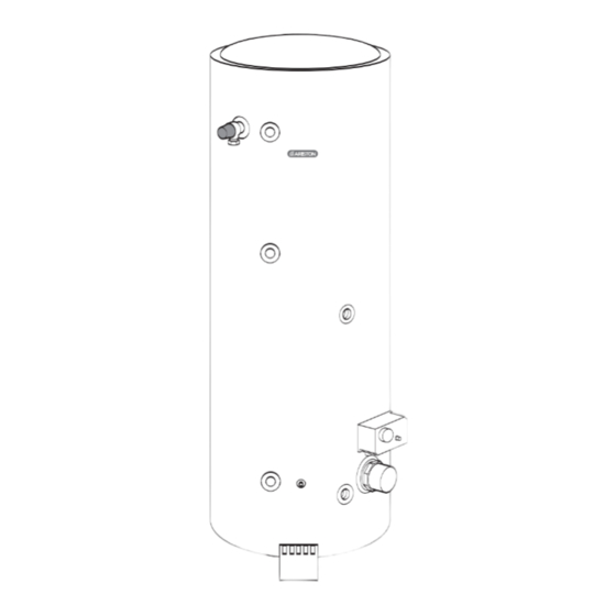 Ariston Unvented Hot Water Storage Cylinders Instructions For Installation And Use Manual