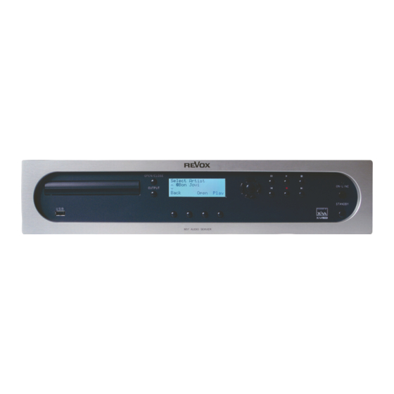 Revox M37 MKII User Manual