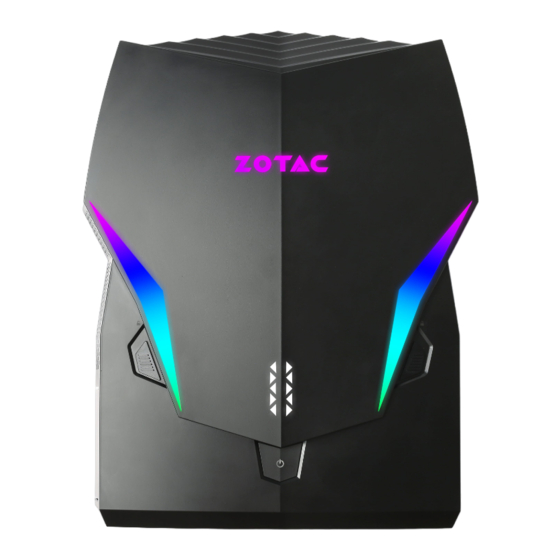 Zotac VR GO 2.0 Quick Start Manual