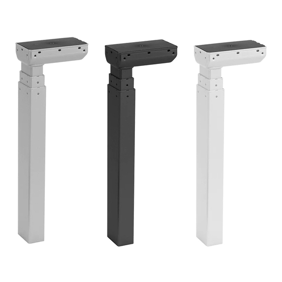 User Manuals: Workrite Ergonomics FDLX5472-4272EOC Desk
