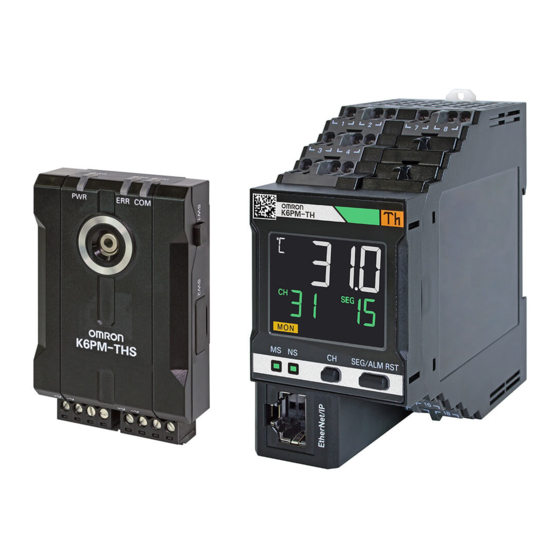 Omron K6PM-TH Startup Manual