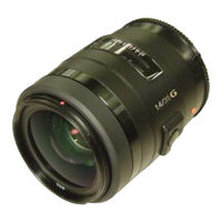 Sony SAL-35F14G - 35mm f/1.4 Aspherical G Series Standard Zoom Lens Service Manual