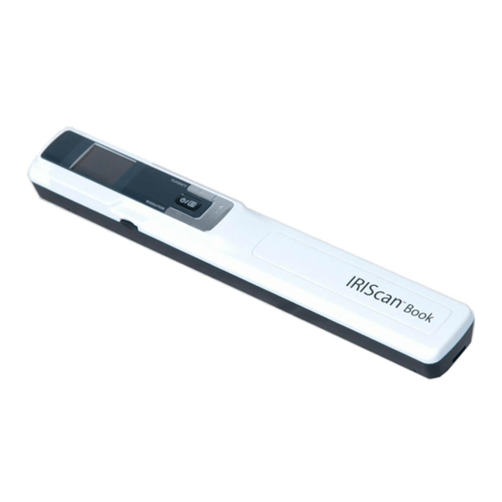 IRIS IRIScan Book 3 Quick User Manual