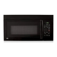 LG LMV1680ST - SS 1.6 cu. ft. stainless-steel Microwave Owner's Manual & Cooking Manual