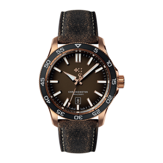 Christopher Ward C60 Pro 300 Bronze Watch Manuals