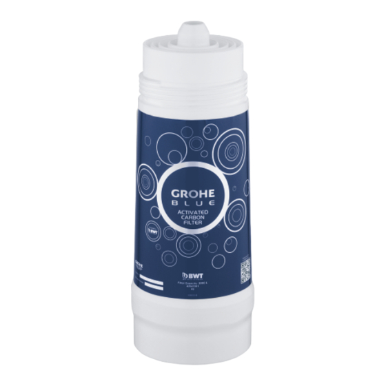 Grohe BLUE 40547001 Quick Start Manual