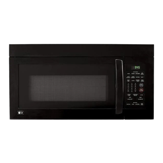 LG LMV1680BB Installation Instructions Manual