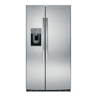 GEAppliances SIDE-BY-SIDE REFRIGERATOR 25 Owner's Manual And Installation