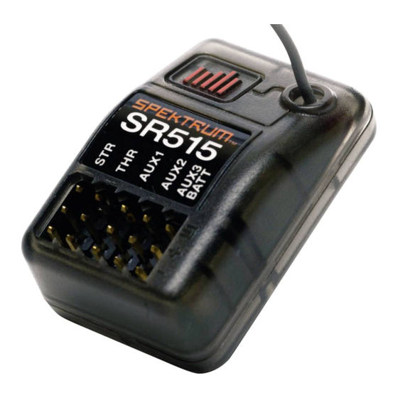 Spektrum SR215 Manual
