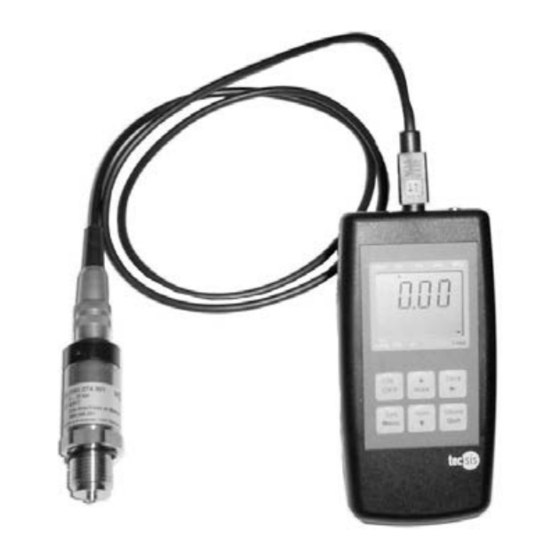 Tecsis Manoport E3905 Operating Manual