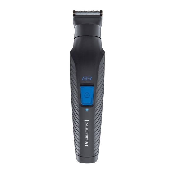 Remington G3 GRAPHITE Series Use & Care Manual