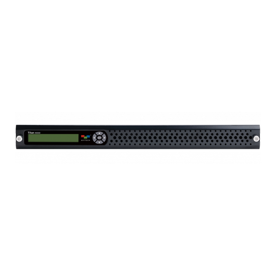 Avitech Titan 9000 Series User Manual