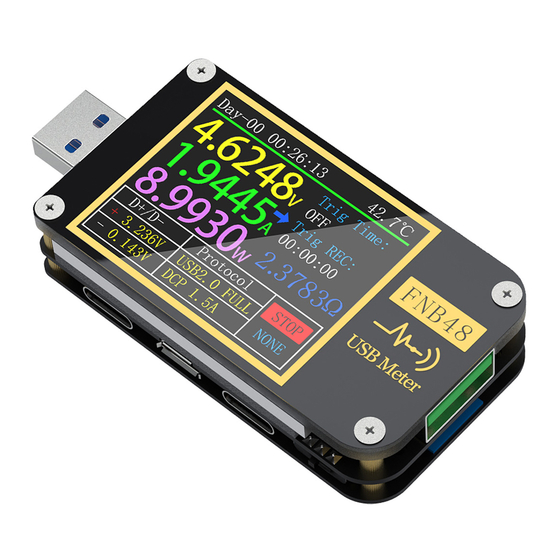 Fnirsi FNB48 USB Voltage Tester Manuals