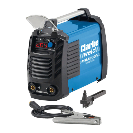Clarke MMA200A Operation & Maintenance Instructions Manual