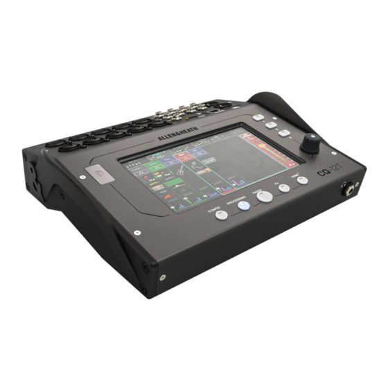 ALLEN & HEATH CQ Series User Manual
