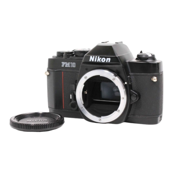 Nikon FM10 Instruction Manual