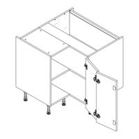 Wren Kitchens Base Unit 972 Corner Base Fittings Manual