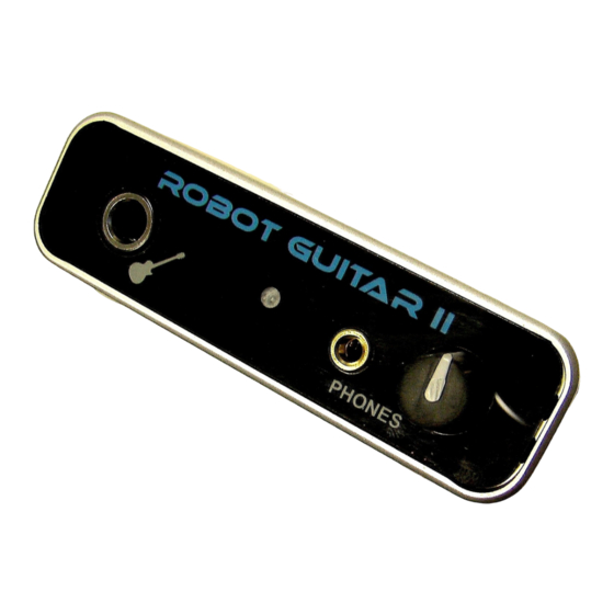 Gibson Robot Interface Pack Owner's Manual
