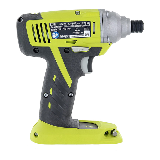 Ryobi P232 Operator's Manual