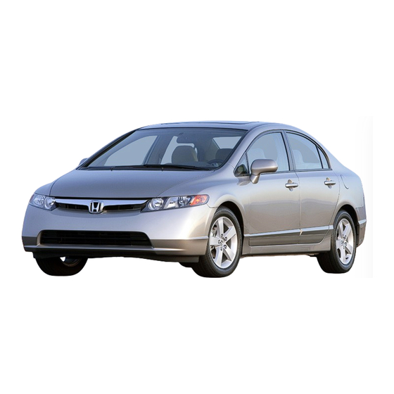 Honda Civic Sedan 2006 Owner's Manual
