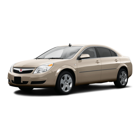 Saturn 2008 AURA Green Line Hybrid Owner's Manual