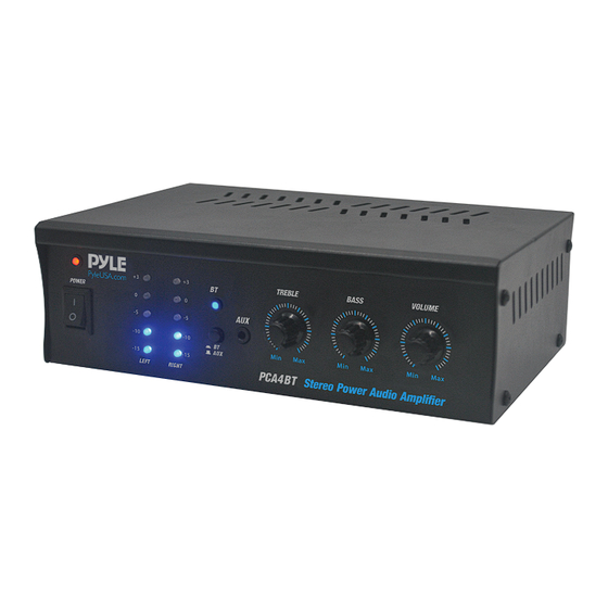 Pyle PCA4BT User Manual