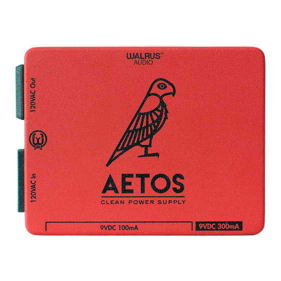 Walrus Audio AETOS Instruction Manual