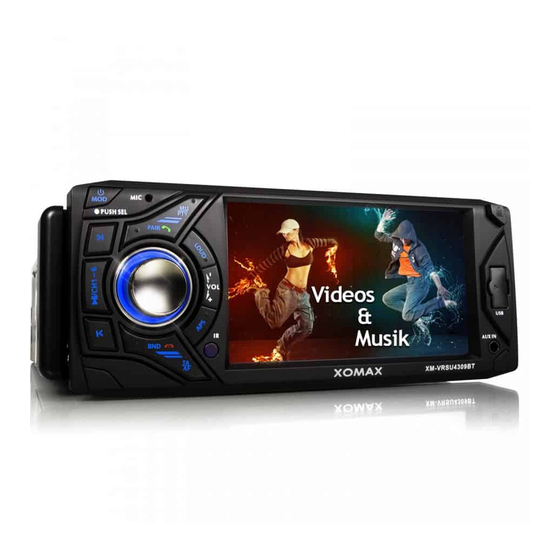 Xomax XM-VRSU4309BT Installation Manual