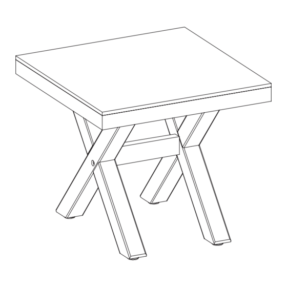 Garden Trading Burford Stool Assembly Instructions