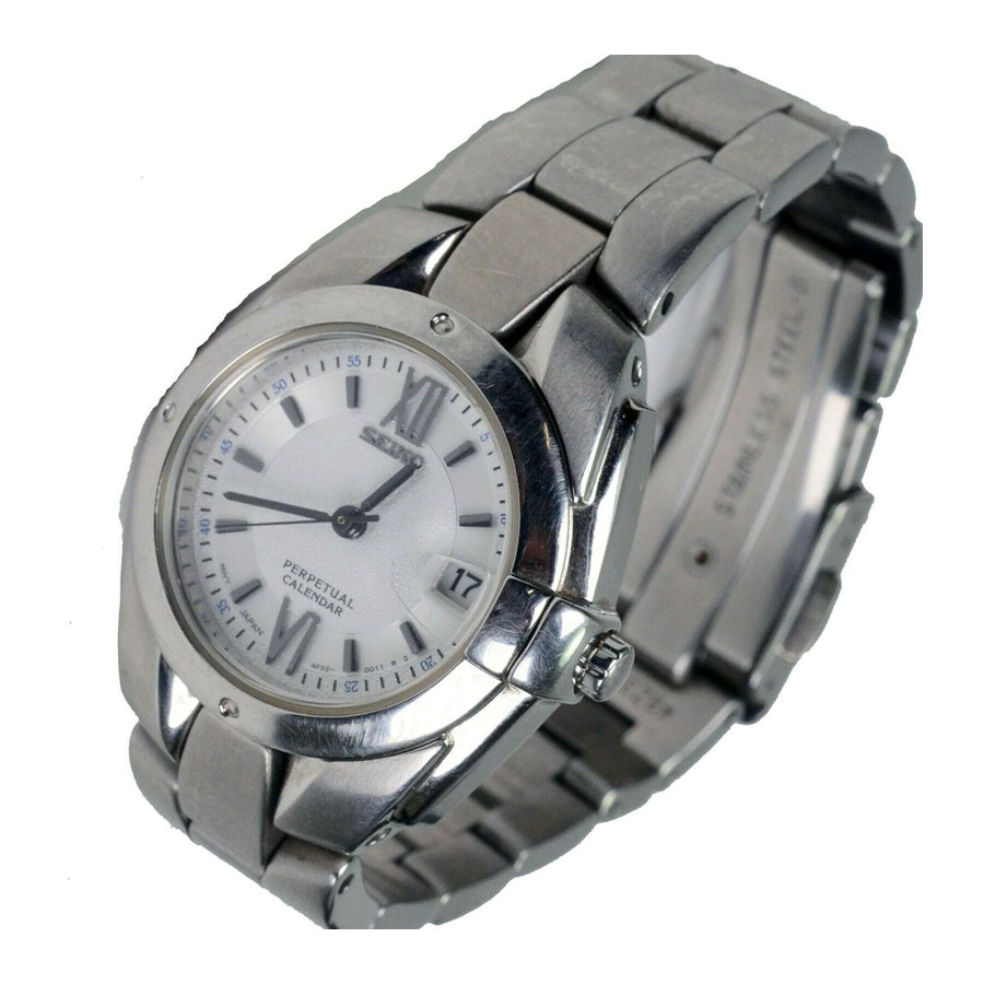 Seiko Cal. 4F32, 8F32, 8F33 - Watches Manual