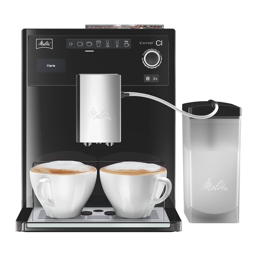 Melitta CI E970-103 Manual