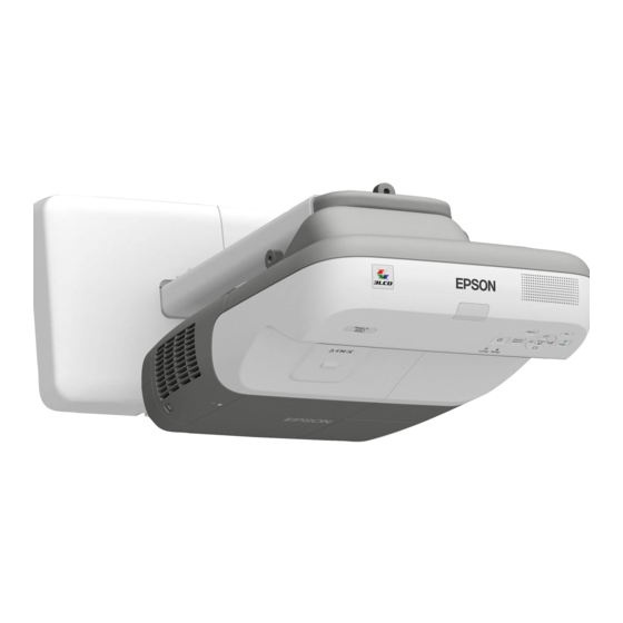 Epson BrightLink 450Wi Using