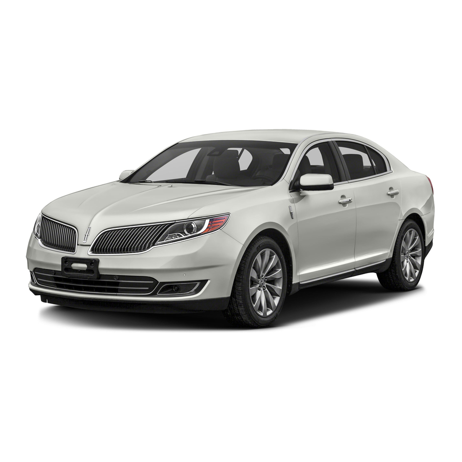 Lincoln MKS Owner's Manual