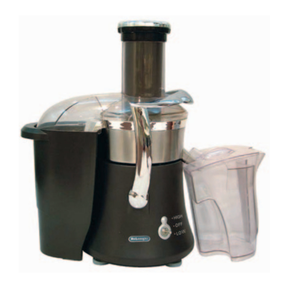 DeLonghi JE850M Instruction Manual