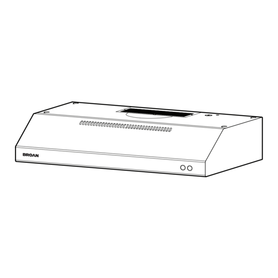 Broan CBD3 Series Instructions For Use Manual